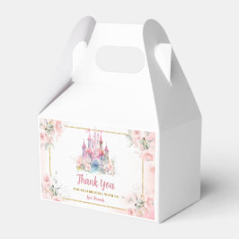 Caja Para Regalos Chica Princesa Royal Castle Quinto cumpleaños