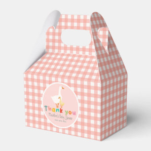 Caja Para Regalos Chica Rosa Fiesta de Bebé Silly Goose
