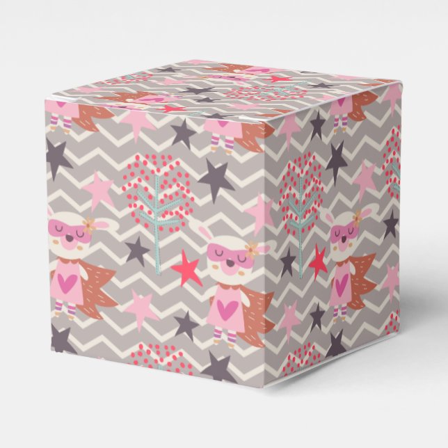 Caja Para Regalos Chica Superhéroe Bunny (Costado Anverso)