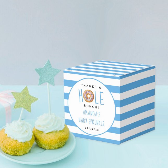 Caja Para Regalos Chicas de Donut Modernas Baby Shower Sprinkle (Subido por el creador)