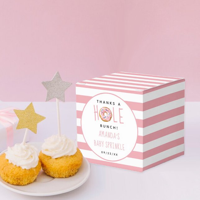 Caja Para Regalos Chicas de Donut modernos Baby Shower Sprinkle (Subido por el creador)
