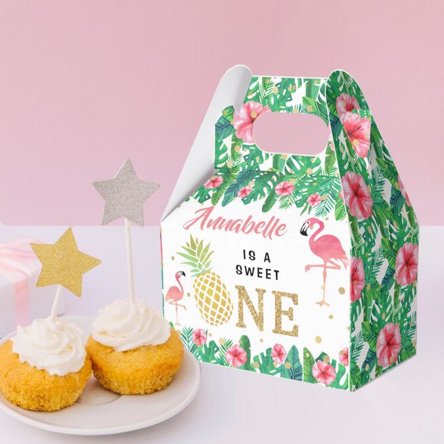 Caja Para Regalos Chicas de la Playa Tropical de Luau de Verano Prim (Subido por el creador)