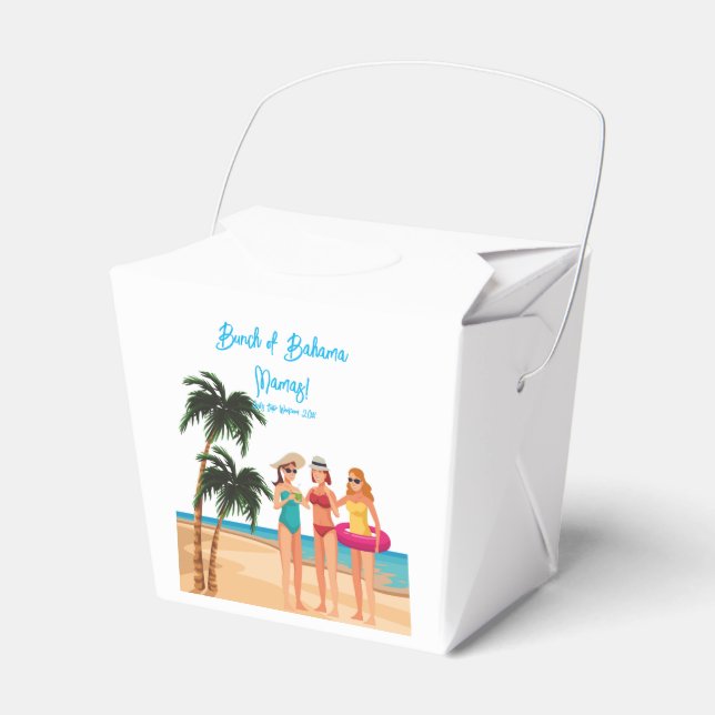 Caja Para Regalos Chicas de las Bahamas viajan para una fiesta de so (Front Side)