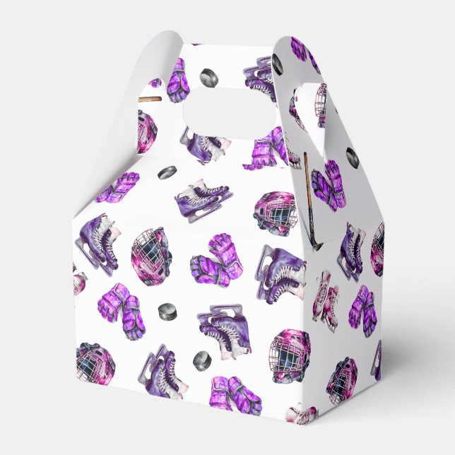 Caja Para Regalos Chicas en patinaje sobre hielo en hockey sobre hie (Front Side)