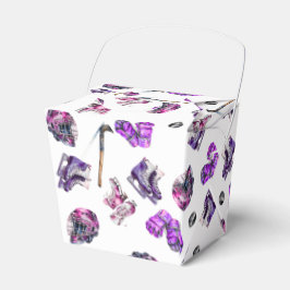 Caja Para Regalos Chicas en patinaje sobre hielo en hockey sobre hie