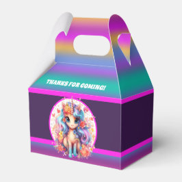 Caja Para Regalos chicas lindos Feliz cumpleaños unicornio