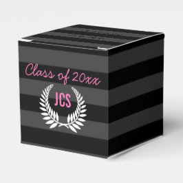Caja Para Regalos Chicas personalizados Partido de Graduación Monogr