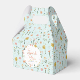 Caja Para Regalos Chicas Pink Wildflower Baby Shower