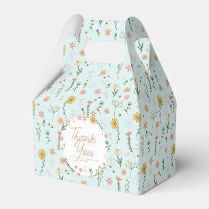 Caja Para Regalos Chicas Pink Wildflower Baby Shower