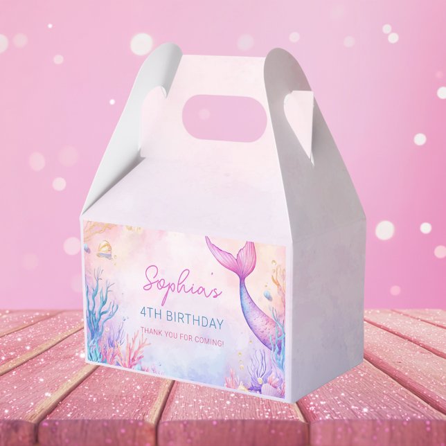 Caja Para Regalos Chicas Se Fusionan Bajo La Fiesta De Cumpleaños De (Subido por el creador)