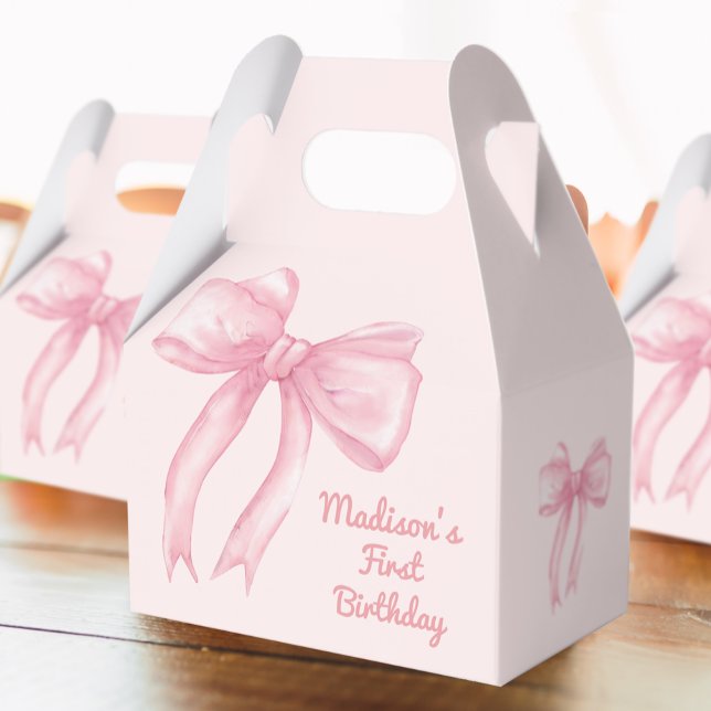 Caja Para Regalos Chicas Sólo Wanne Be One Pink Bow Coquette Cumplea (Subido por el creador)