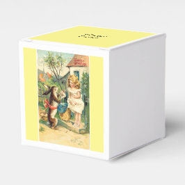 Caja Para Regalos Chicas Vintage Easter Bunny Favxes