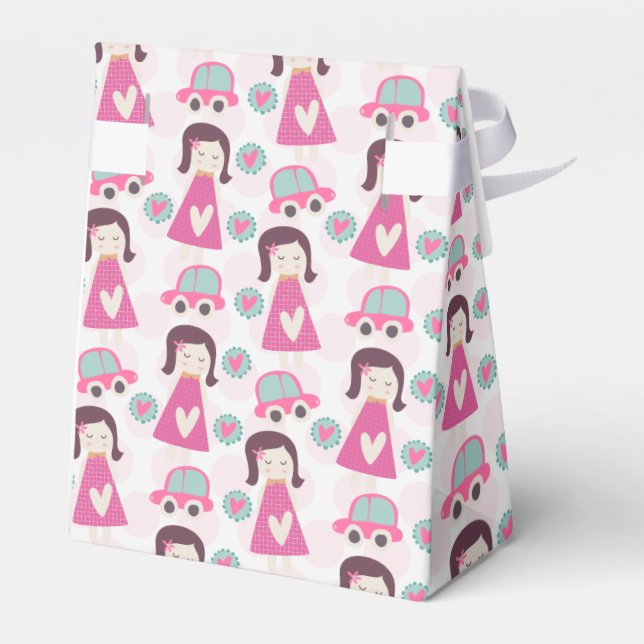 Caja Para Regalos Chicas yendo a lugares (Reverso)
