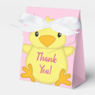 Caja Para Regalos Chick Baby Shower Pink