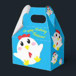 Caja Para Regalos Chicken Farm Birthday Party Kids<br><div class="desc">¡Un pollo lindo que es super redondo y adorable es perfecto para ayudar a celebrar el cumpleaños de tu hijo! ¡Ideal para un fiesta de primer año de granja o sólo para un niño que ama los pollos tontos!</div>