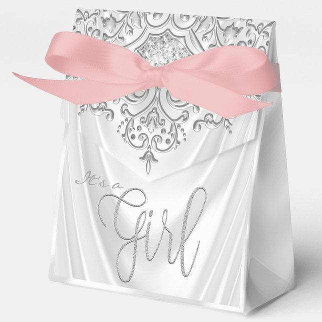 Caja Para Regalos Chico(a) Rosa Elegante Baby Shower (Subido por el creador)