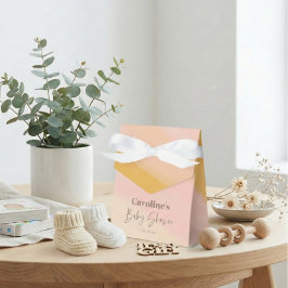 Caja Para Regalos Chico Boho Rosa Amarillo Personalizado Script Show