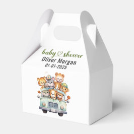 Caja Para Regalos Chico de animales salvajes de la jungla tropical B