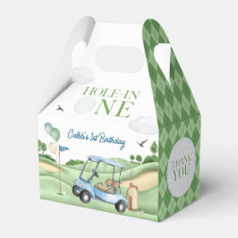 Caja Para Regalos Chico de Hole In One Golf Primer Cumpleaños Par-Te