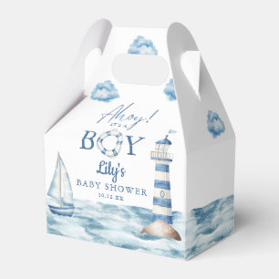 Caja Para Regalos Chico Naufrago Cumple Baby Shower Náutico