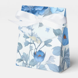 Caja Para Regalos Chinoiserie Blue Wild Flower Favorito Box