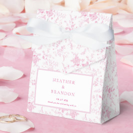 Caja Para Regalos Chinoiserie Vintage Floral Pink Boda