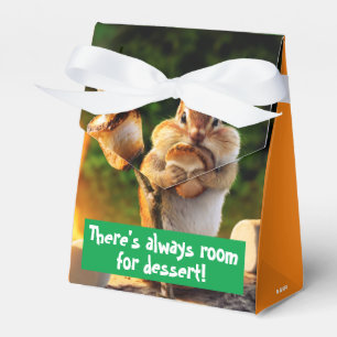 Caja Para Regalos Chipmunk Comer malvavisco
