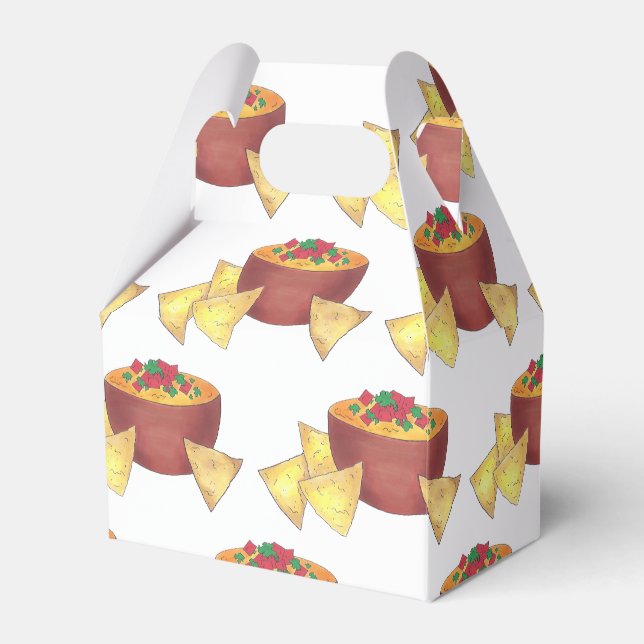 Caja Para Regalos Chips Chili Con Queso Blanco Nachos Cheese Dip (Front Side)