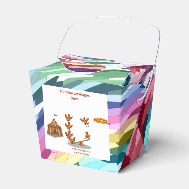 Caja Para Regalos Chirpy Chickens acrobat squad (Front Side)
