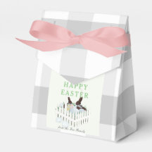 Chocolate Bunny Easter Favor Gift Box