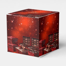 Caja Para Regalos Chocolate Candy Christmas Holiday Favor Box