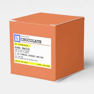 Caja Para Regalos Chocolate de prescripción personalizado