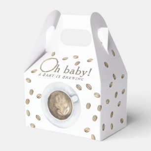 Caja Para Regalos Chocolate ducha de bebé - Un bebé está en camino