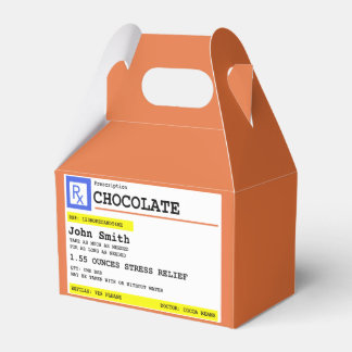 Caja Para Regalos Chocolate RX de prescripción personalizada
