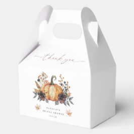 Caja Para Regalos Chorreada Floral de Boda Otoñal
