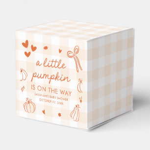Caja Para Regalos Chorreado a Mano de Otoño Un Pequeño Bebe de Calab