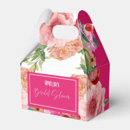 Caja Para Regalos Chorreado floral brillante rosa despedida de solte