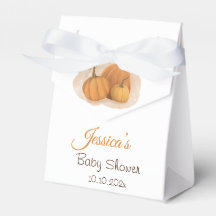 Chorreo de calabaza para baby shower 