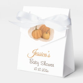 Caja Para Regalos Chorreo de calabaza para baby shower