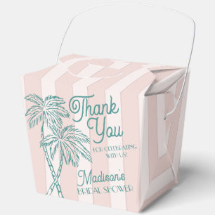 Caja Para Regalos Chorro de la Palma Rosa Pastel Desayuno de Novia e