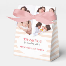 Caja Para Regalos Christening 3 Secciones Personalizado Foto Arcoiri