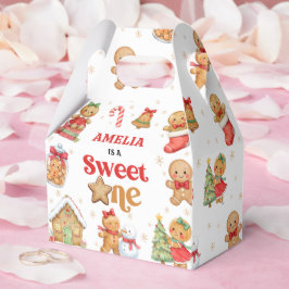 Caja Para Regalos Christmas Cookie Sweet One 1st Birthday Party