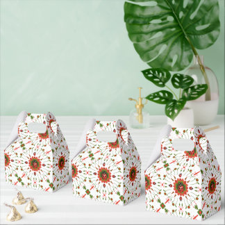 Caja Para Regalos Christmas Ladybug Red White Green Party