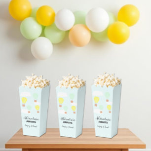 Caja Para Regalos Chupete de globo aerostático para baby shower de g
