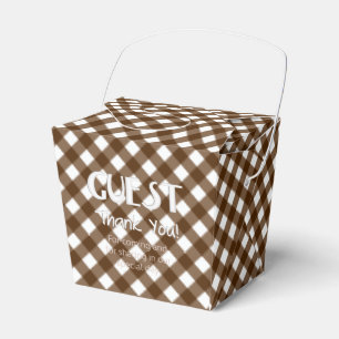 Caja Para Regalos CHX 14-BROWN-PARTY FAVOR BOX, eliminar estilo