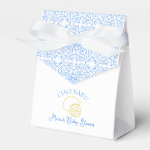 ¡Ciao Bebé! Baby Shower italiano Lemon Blue