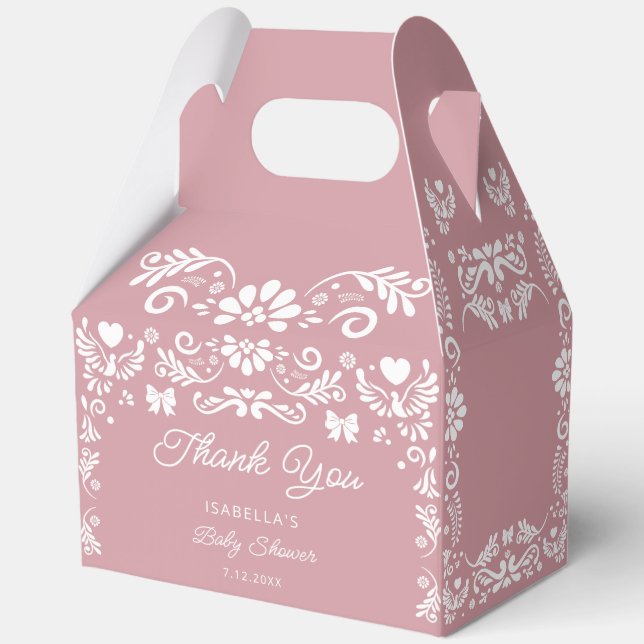Caja Para Regalos Cielito Lindo Chica Baby Shower (Anverso)