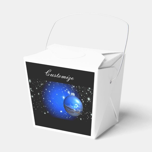 Caja Para Regalos cielo celeste personalizado (Front Side)