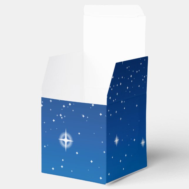 Caja Para Regalos Cielo Starry azul profundo (Abierto)