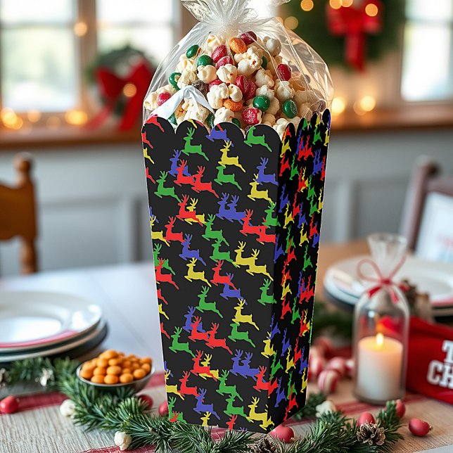 Caja Para Regalos Ciervo de Navidad (Subido por el creador)